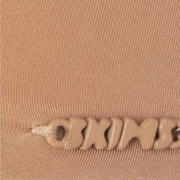 NWT SKIMS No Show Unlined Balconette Bra in Ochre 32B - Picture 6 of 7